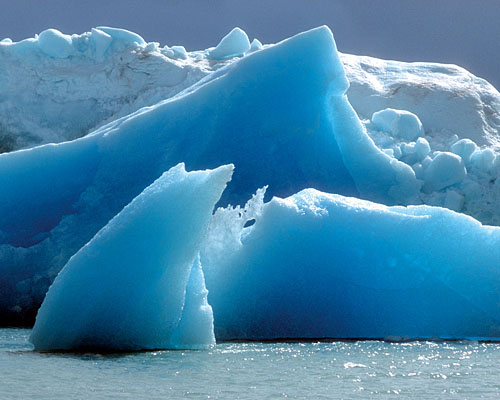 Eisberge im Lago Argentino (c) Wolfgang Bittmann