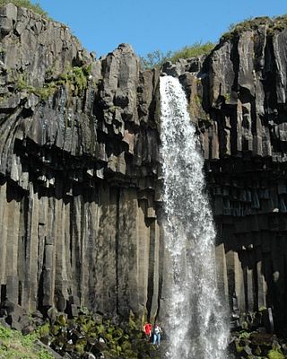 Svartifoss Wasserfall im Skaftafell Nationalpark