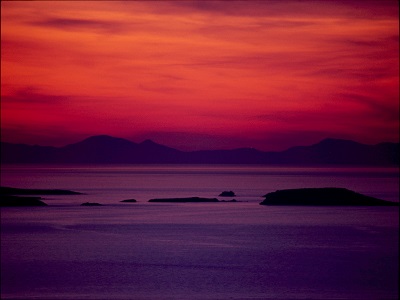 Blick auf Paros